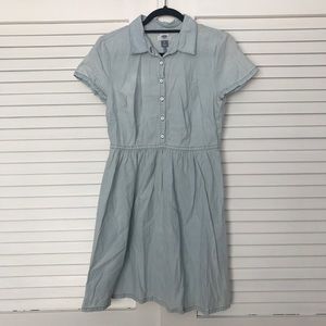 Collared Denim Dress